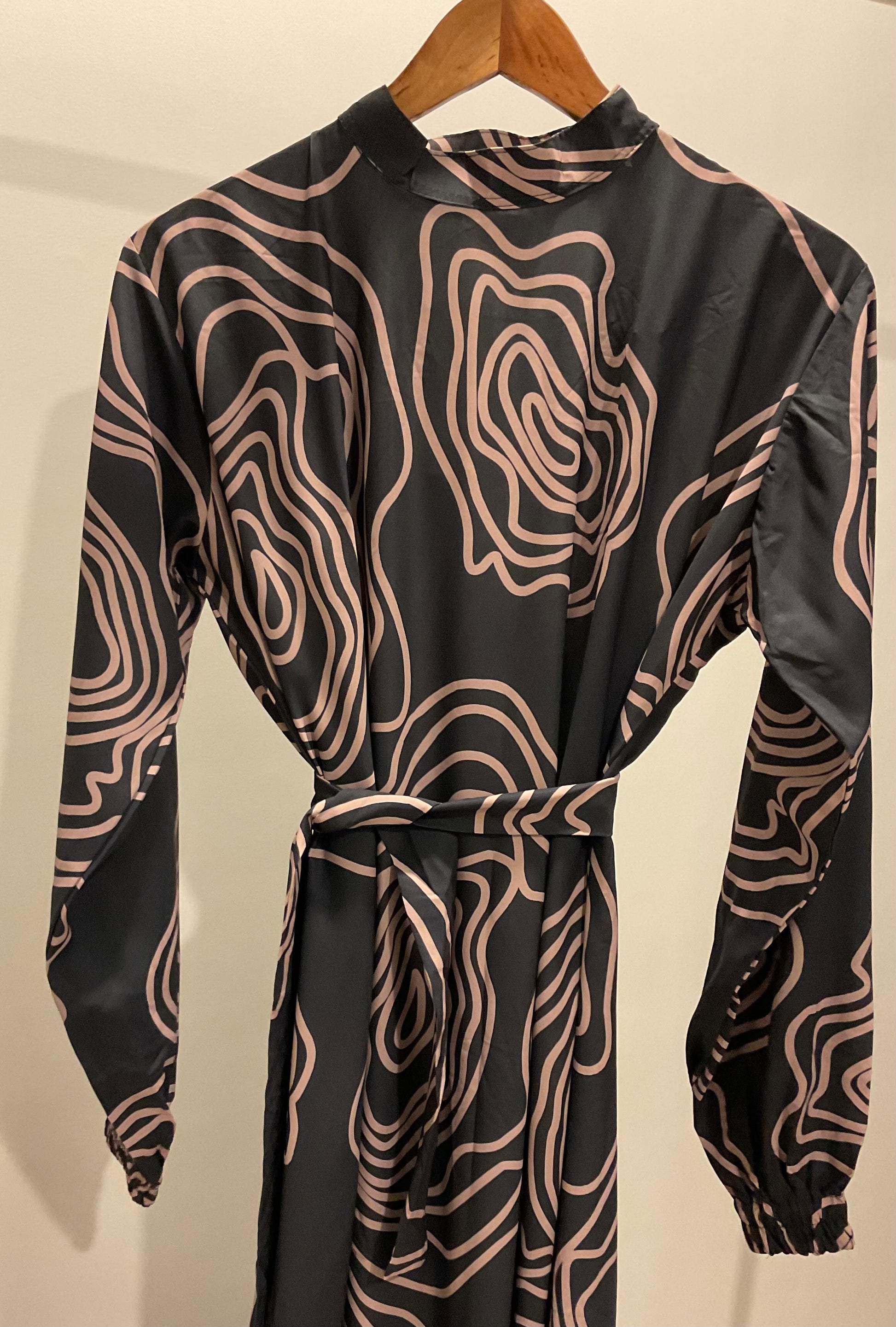 Swirl Modest Dress
