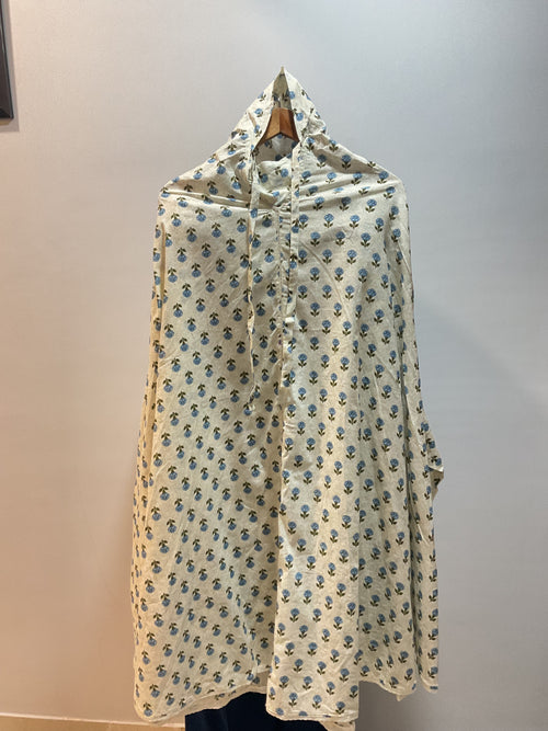 Cotton Floral Namaz Khimar