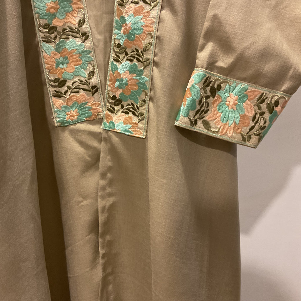 Luxe Golden Shrug Abaya