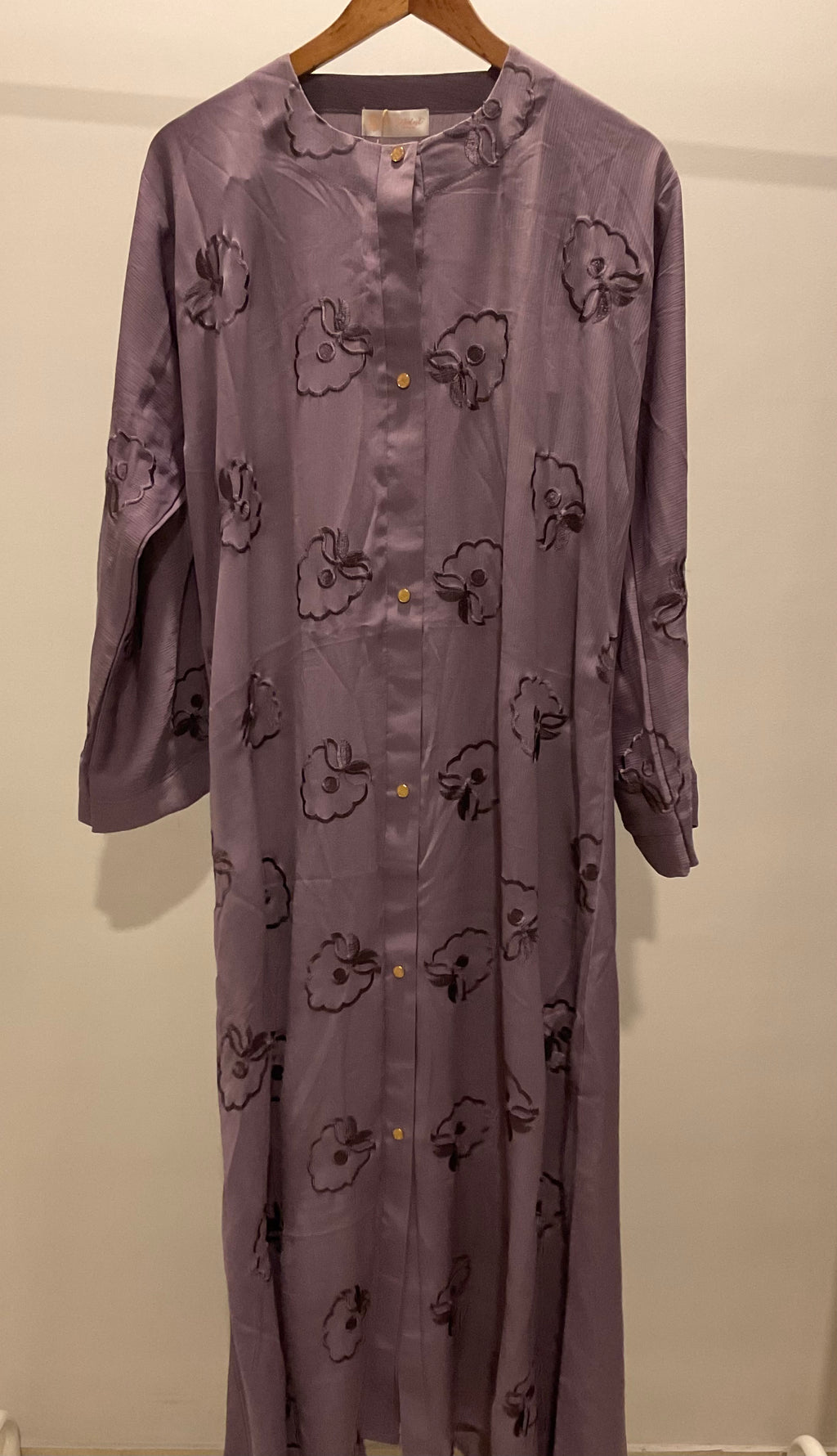Mauve Bloom Abaya