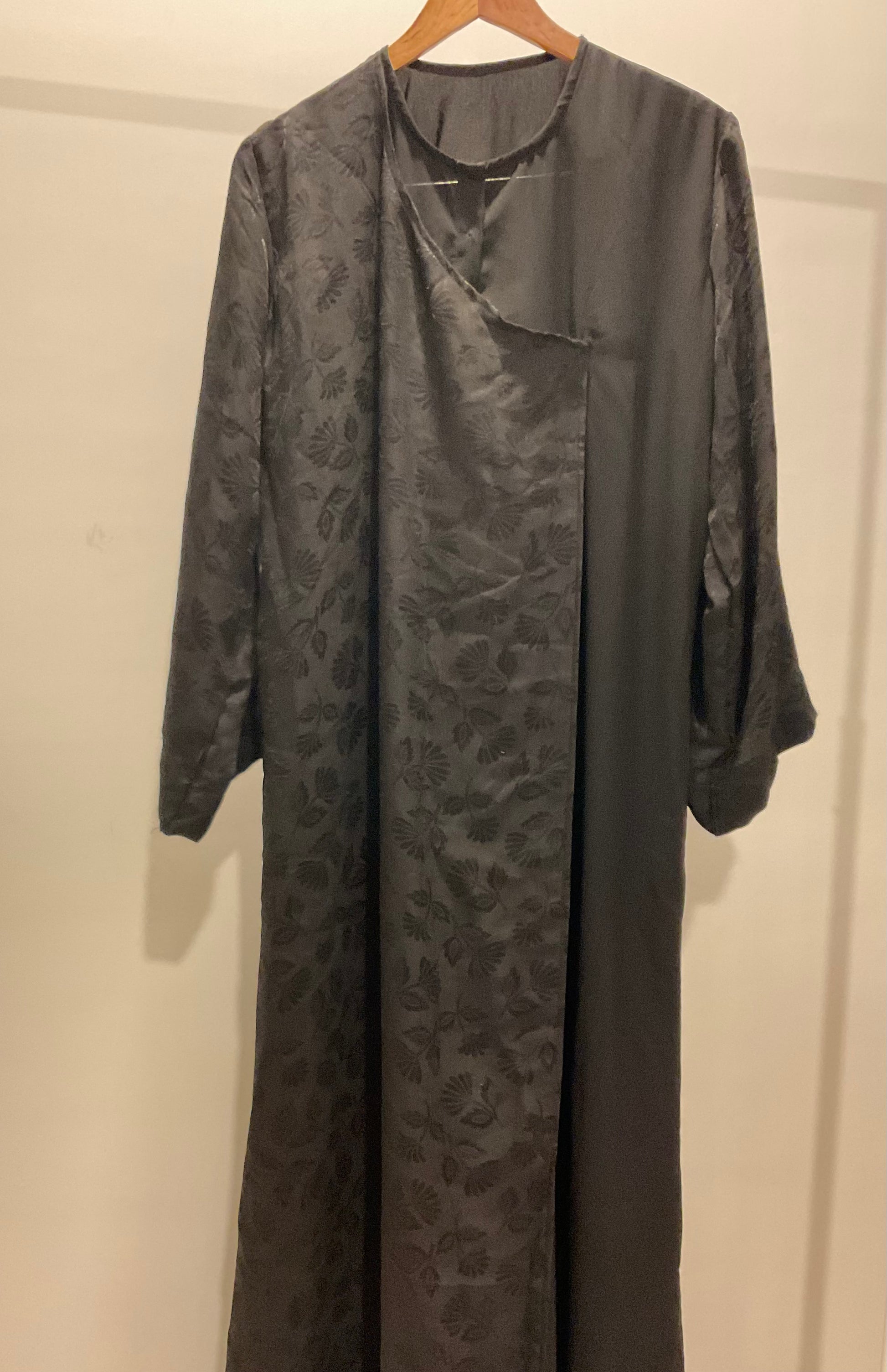 Black Angharkha Abaya
