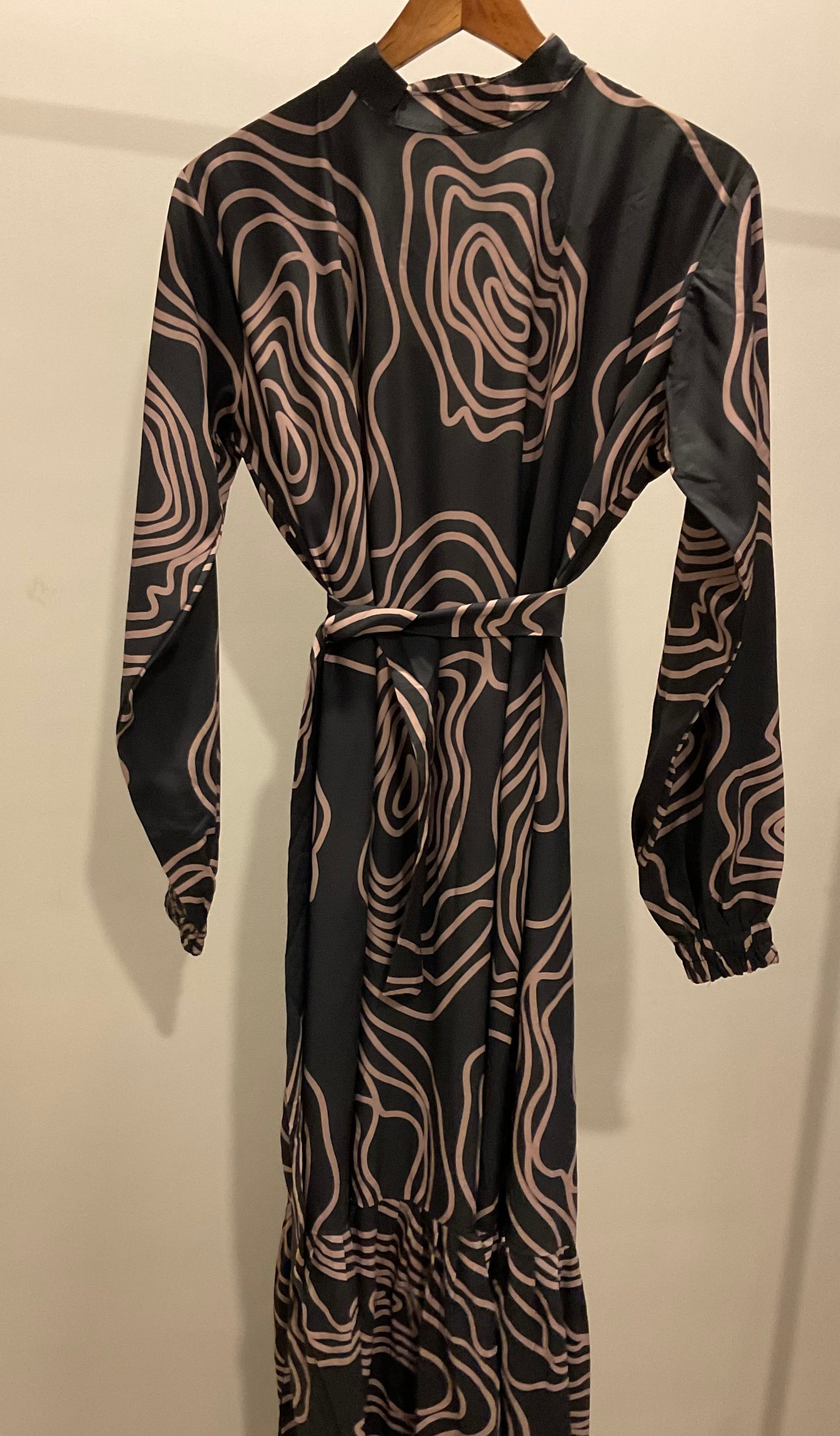 Swirl Modest Dress