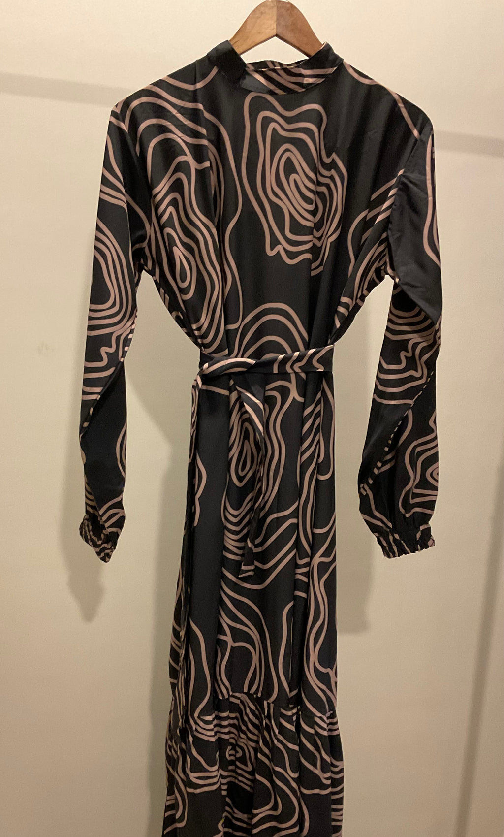 Swirl Modest Dress