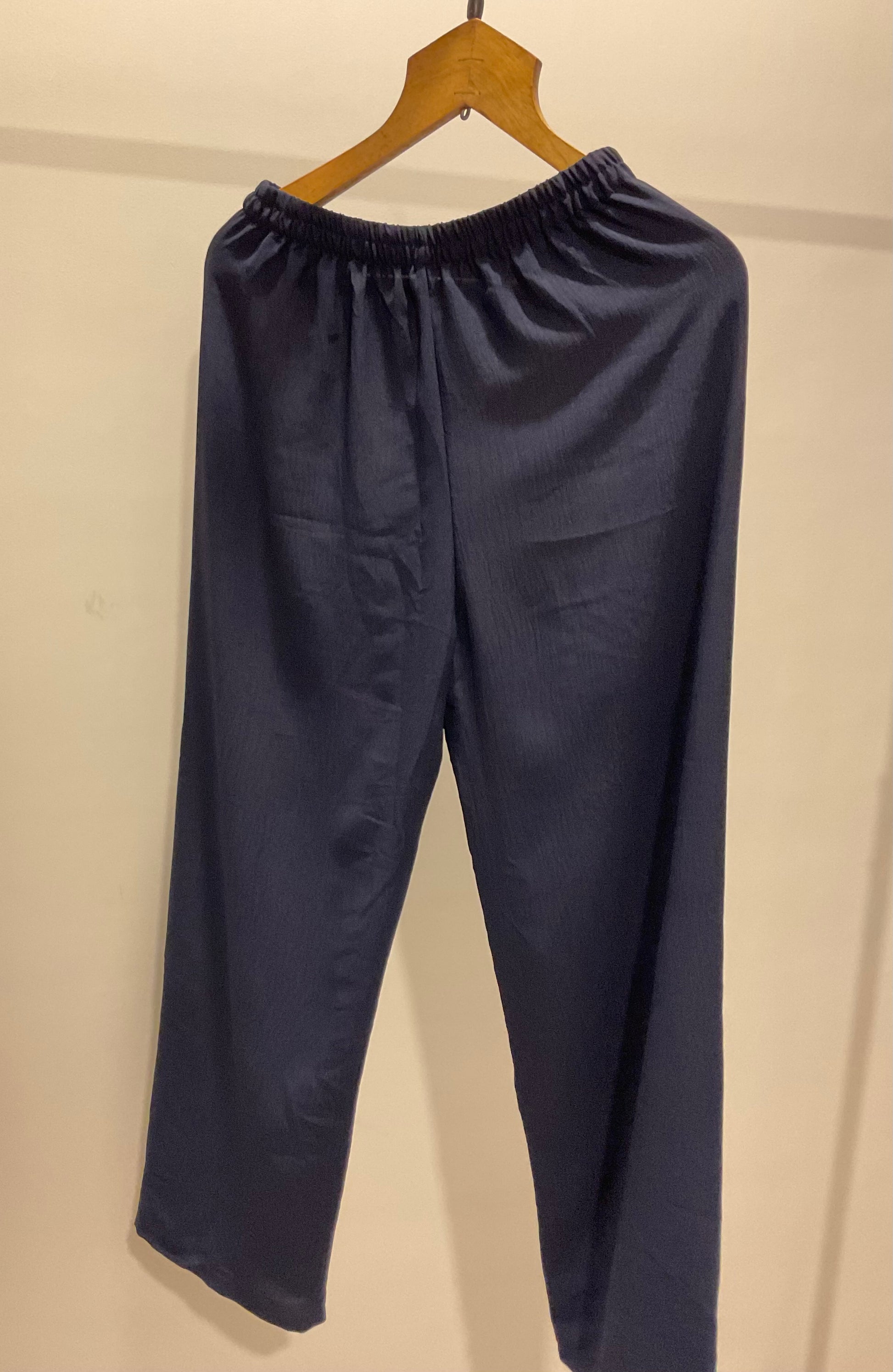 Navy Buttoned Co-ord Set