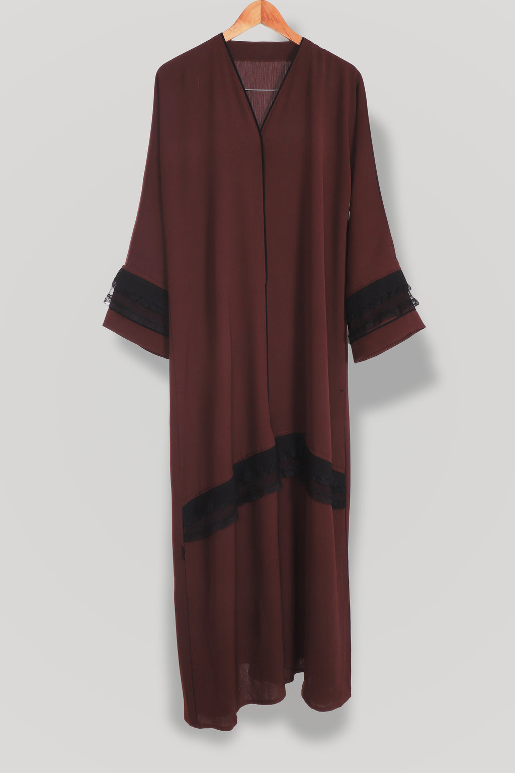 black lace abaya