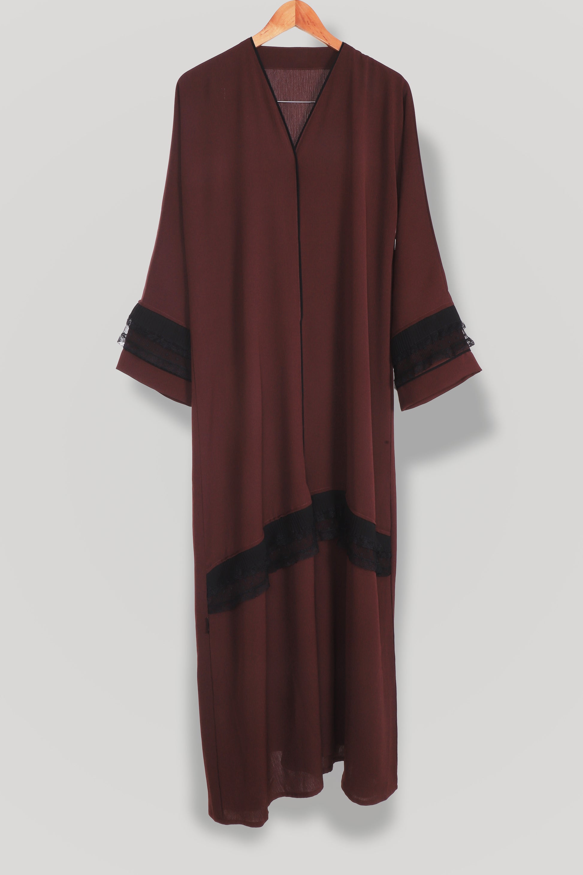 black lace abaya
