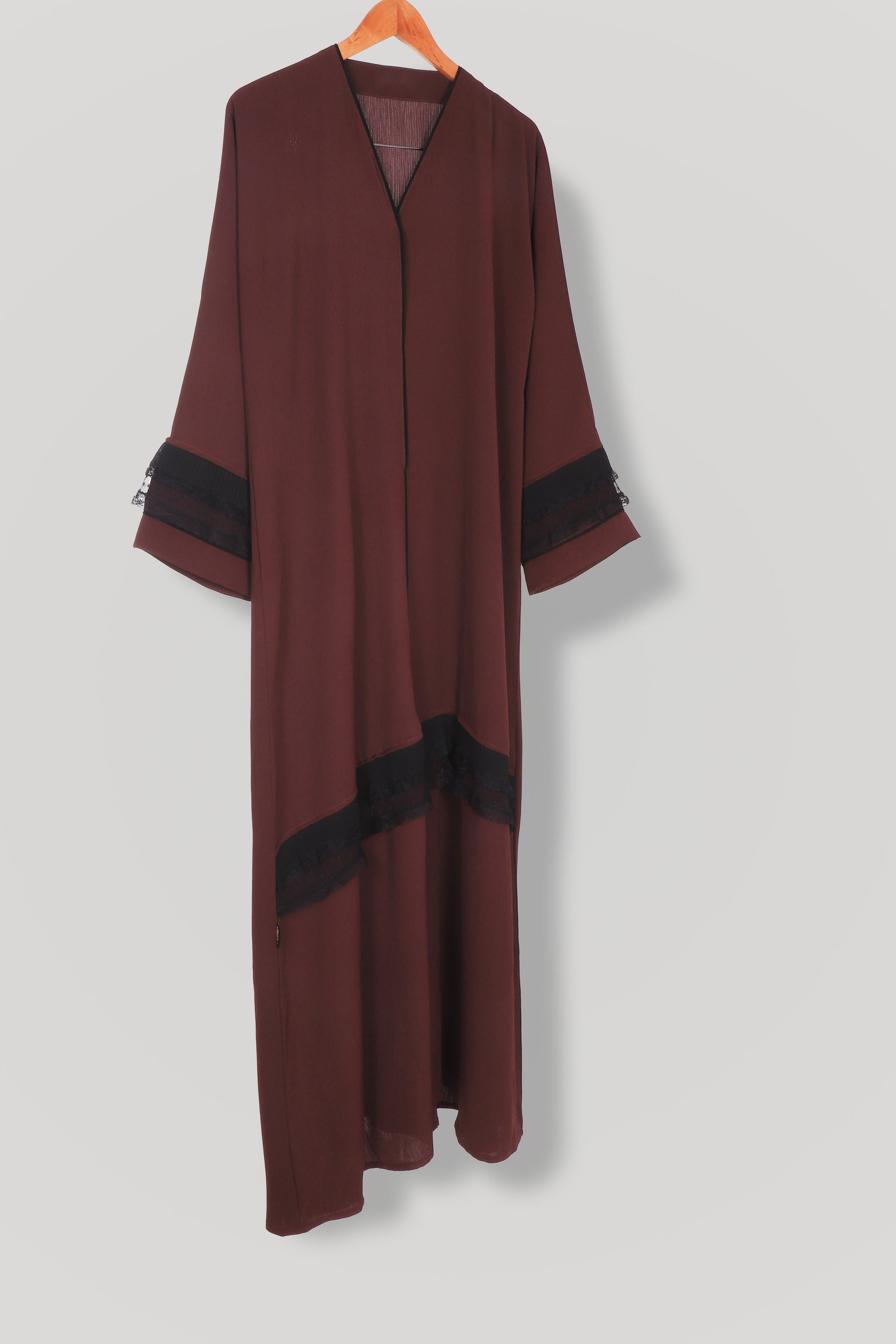 black lace abaya